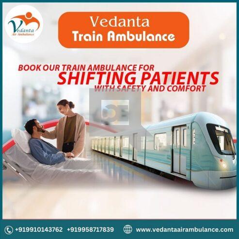 Utilize Vedanta Train Ambulance Service in Chandigarh with Complicated