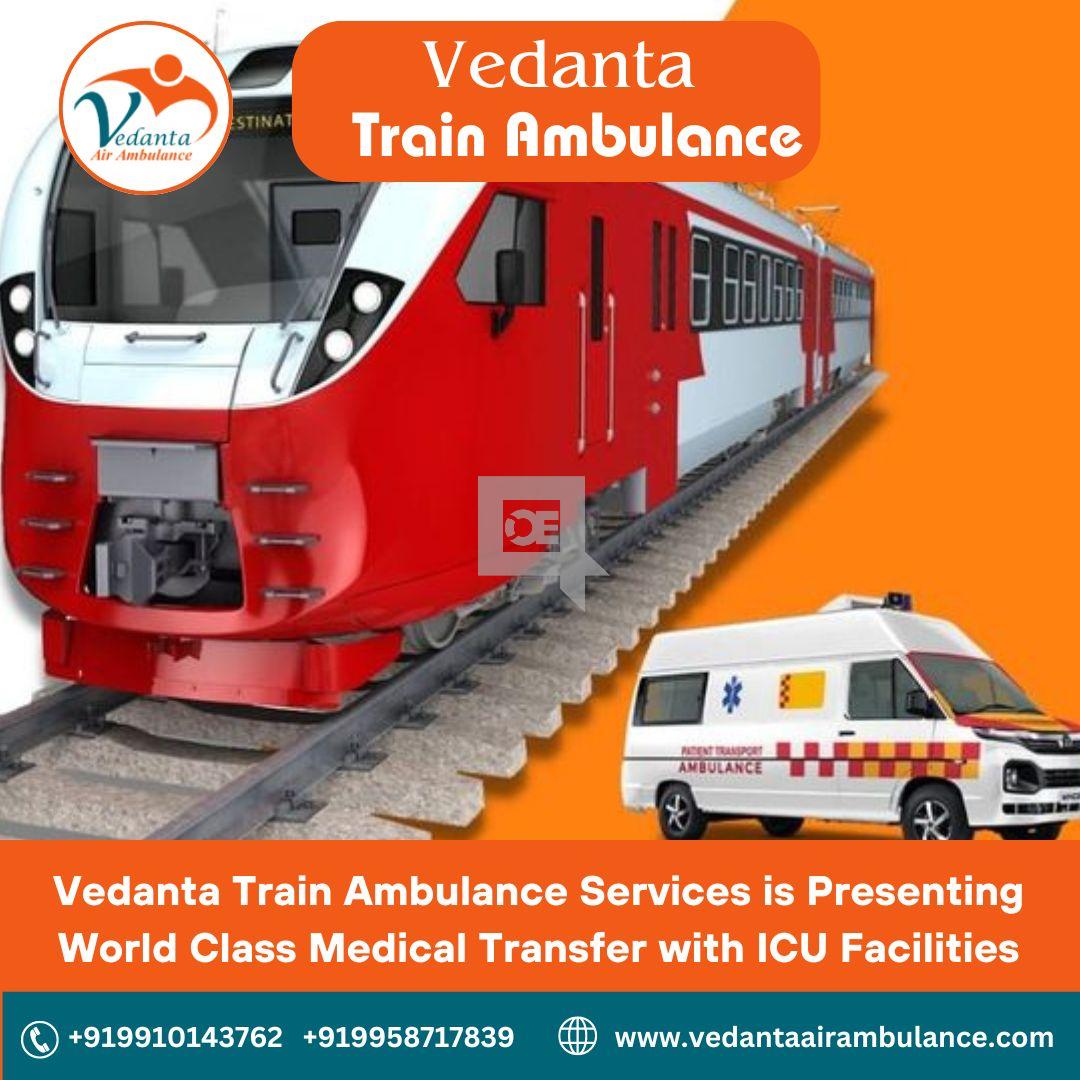Obtain Vedanta Train Ambulance from Patna with Supportive Medical Care