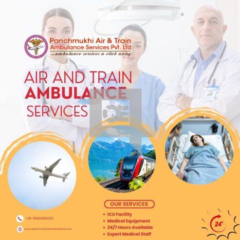 Get Air and Train Ambulance Services in Amritsar by Panchmukhi