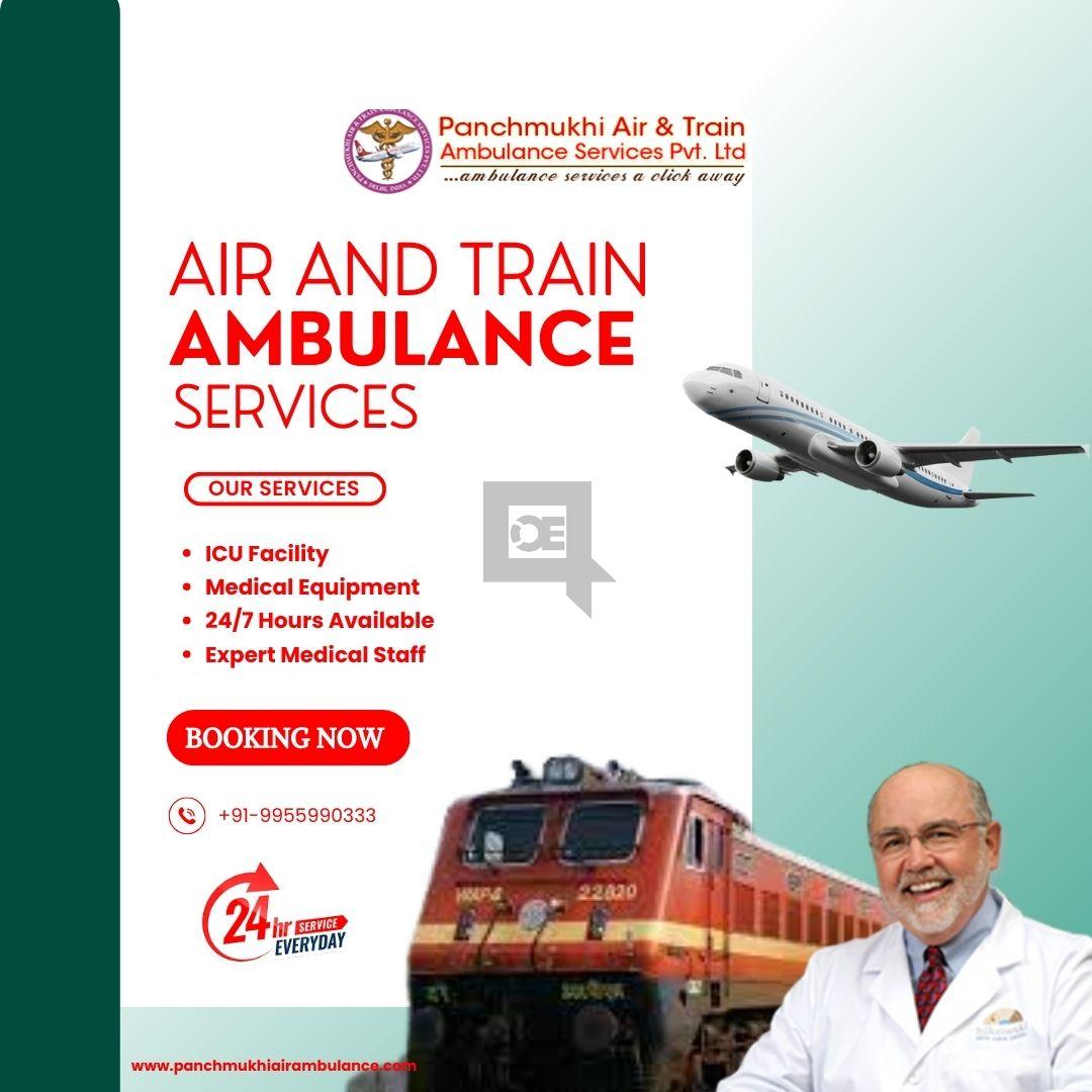Hire Panchmukhi Air and Train Ambulance Services in Thiruvananthapuram