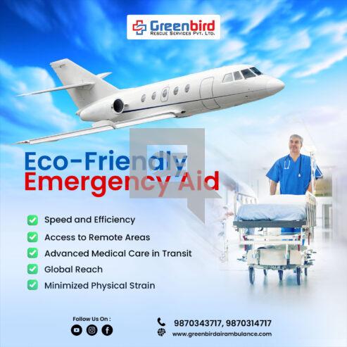 Hire Greenbird Air and Train Ambulance Services in Guwahati