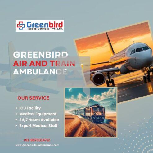 Hire Greenbird Air and Train Ambulance Services in Chennai