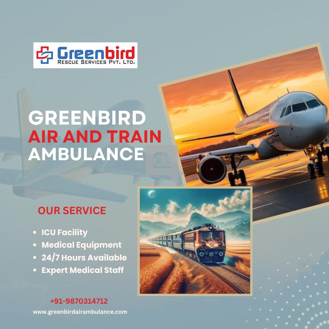 Hire Greenbird Air and Train Ambulance Services in Chennai