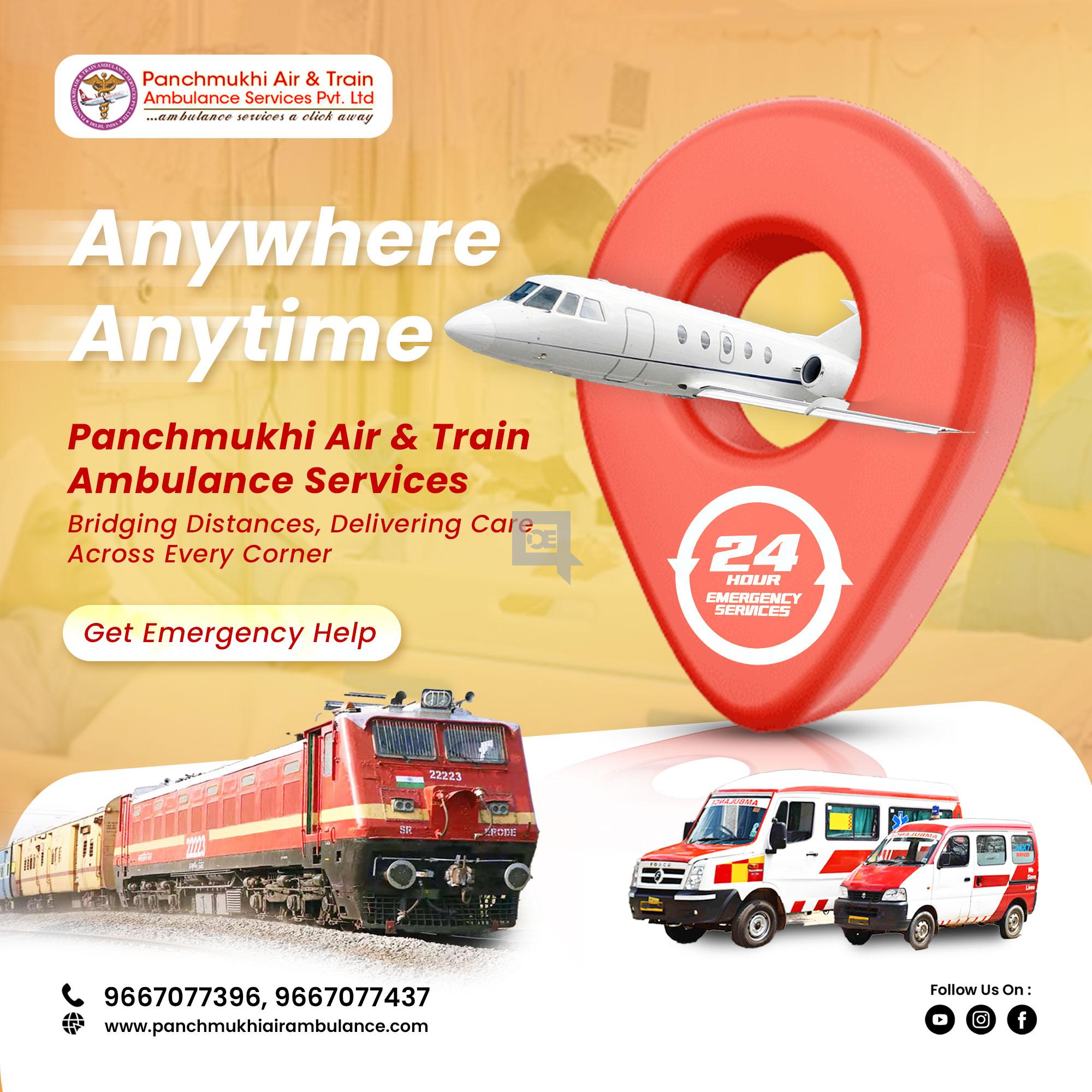 Get Panchmukhi Air and Train Ambulance Services in Indore