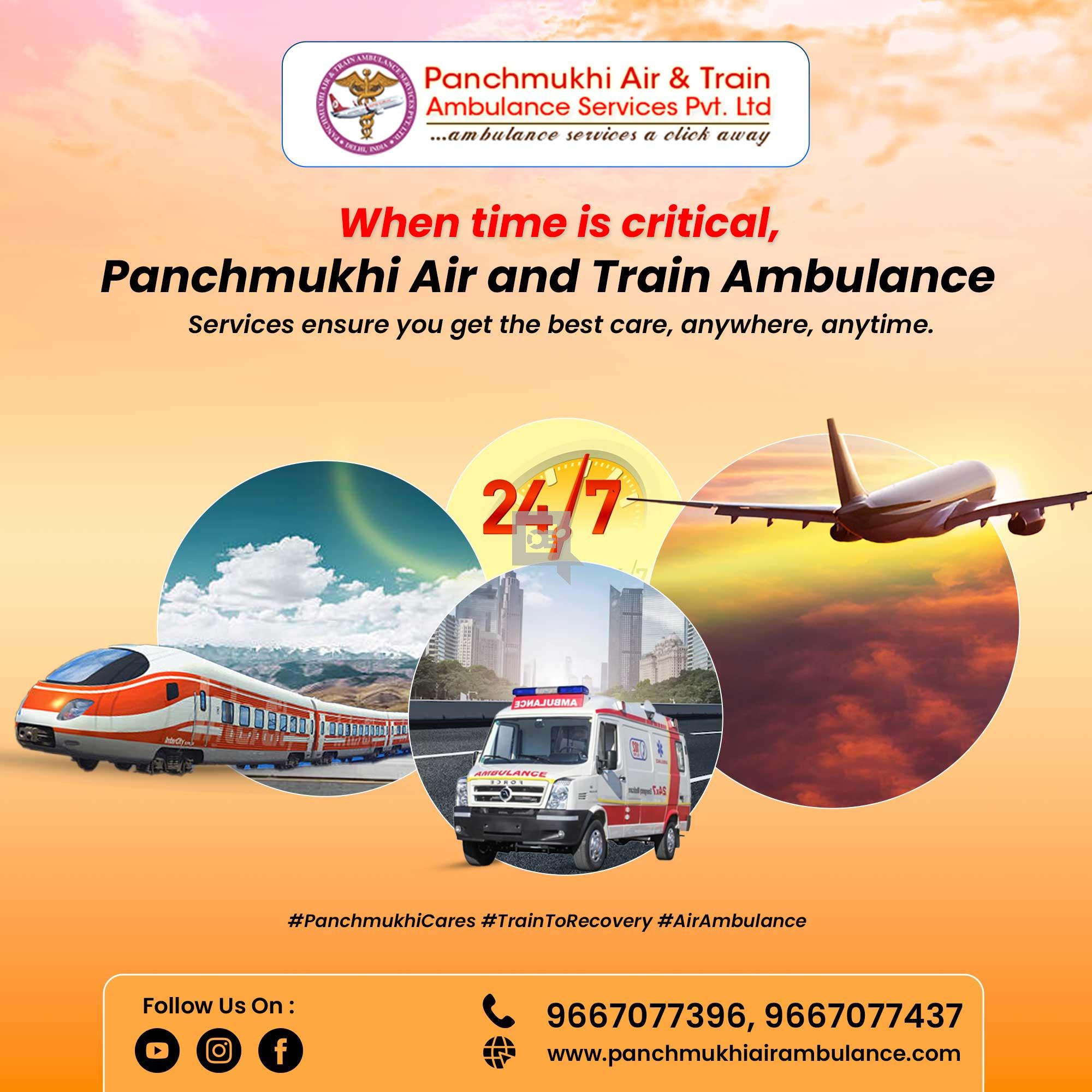 Use Panchmukhi Air and Train Ambulance Services in Mumbai
