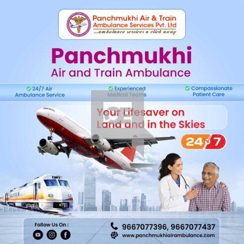 Avail Panchmukhi Train Ambulance Patna for Critically Injured Patients