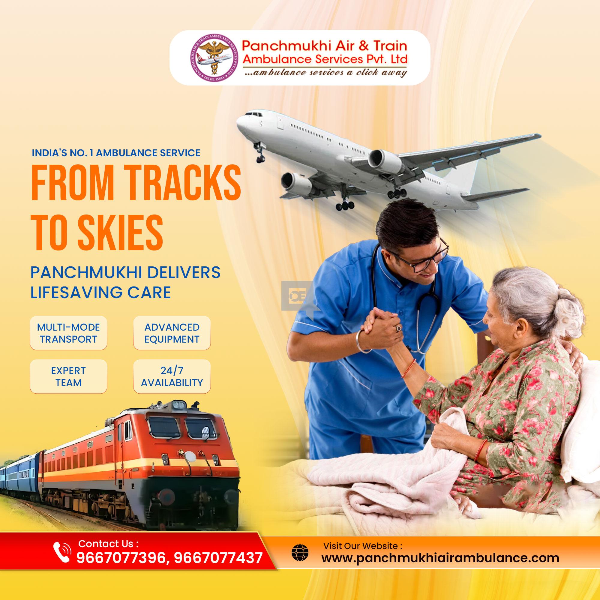 Choose Panchmukhi Train Ambulance in Ranchi to Improve Patient Care