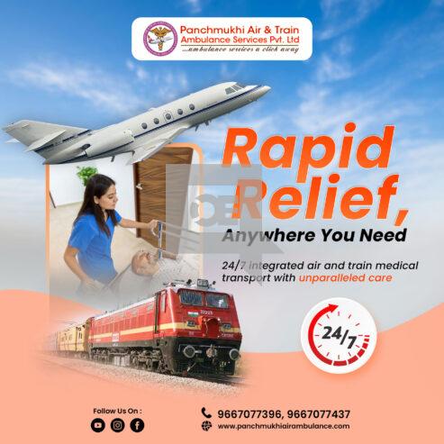 Get a Panchmukhi Train Ambulance in Patna to get the Right Assistance