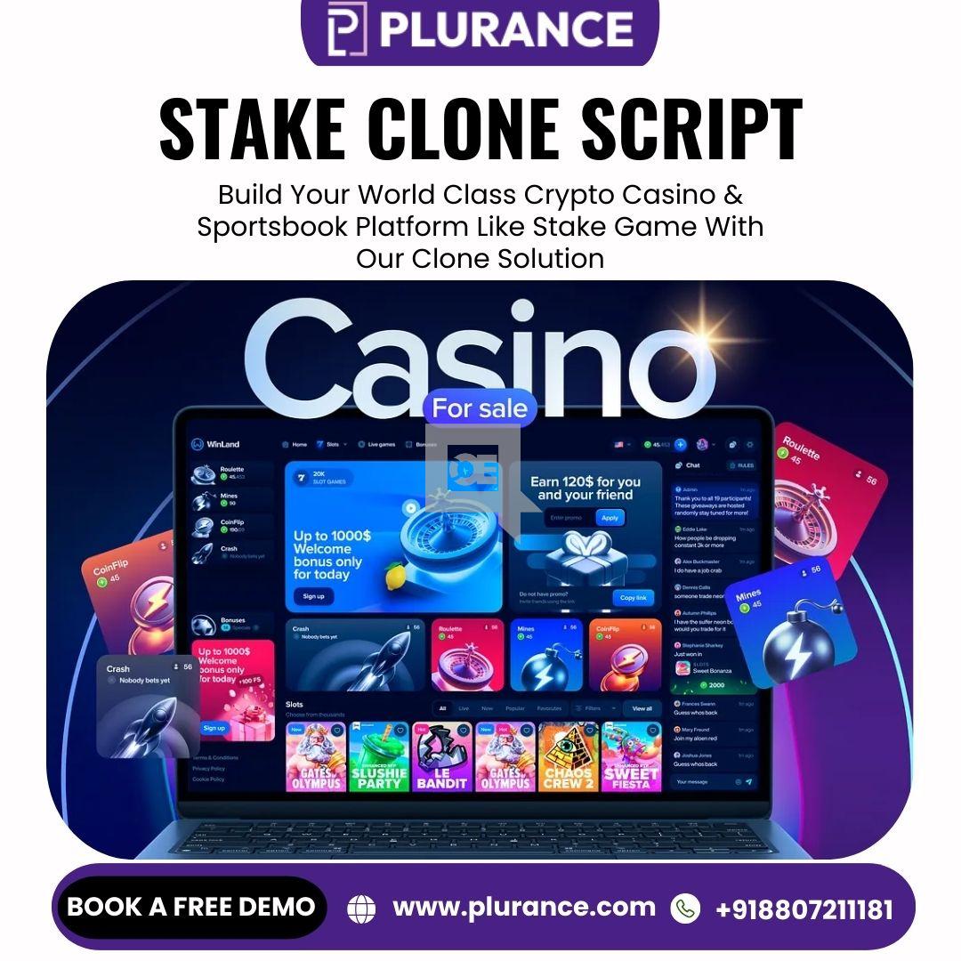 Launch a Next-Gen Casino Gaming Platform with Our Stake Clone Script!