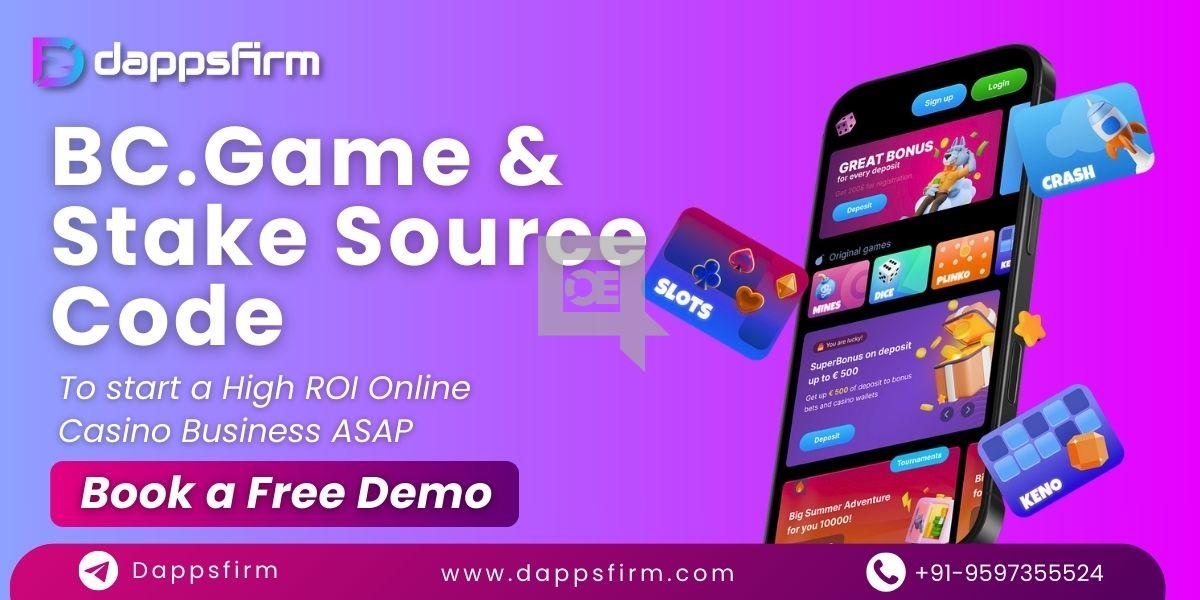 Stake.com & BC.Game Clone Source code – to Launch a Gambling platform