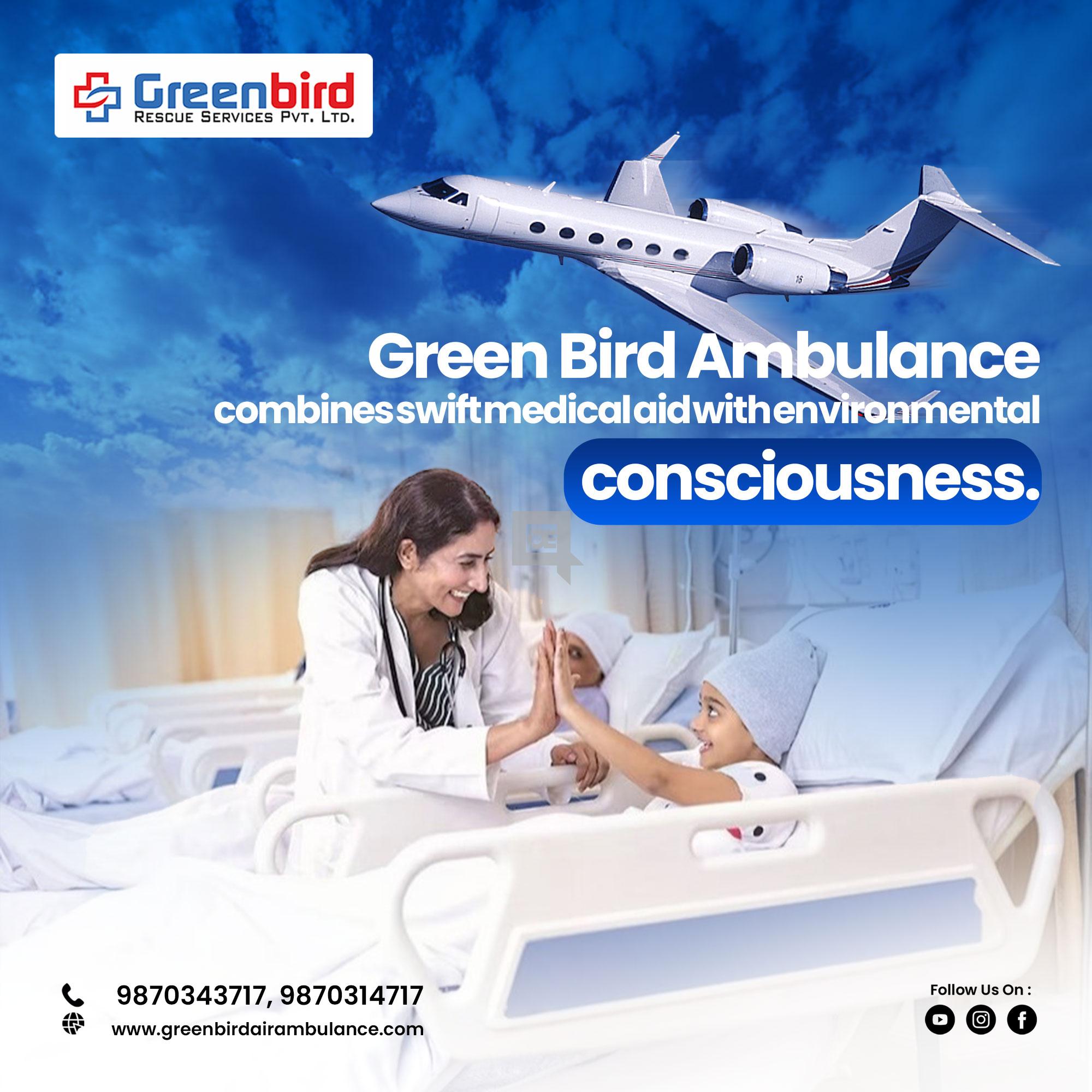 Hire Greenbird Air and Train Ambulance Services in Chennai