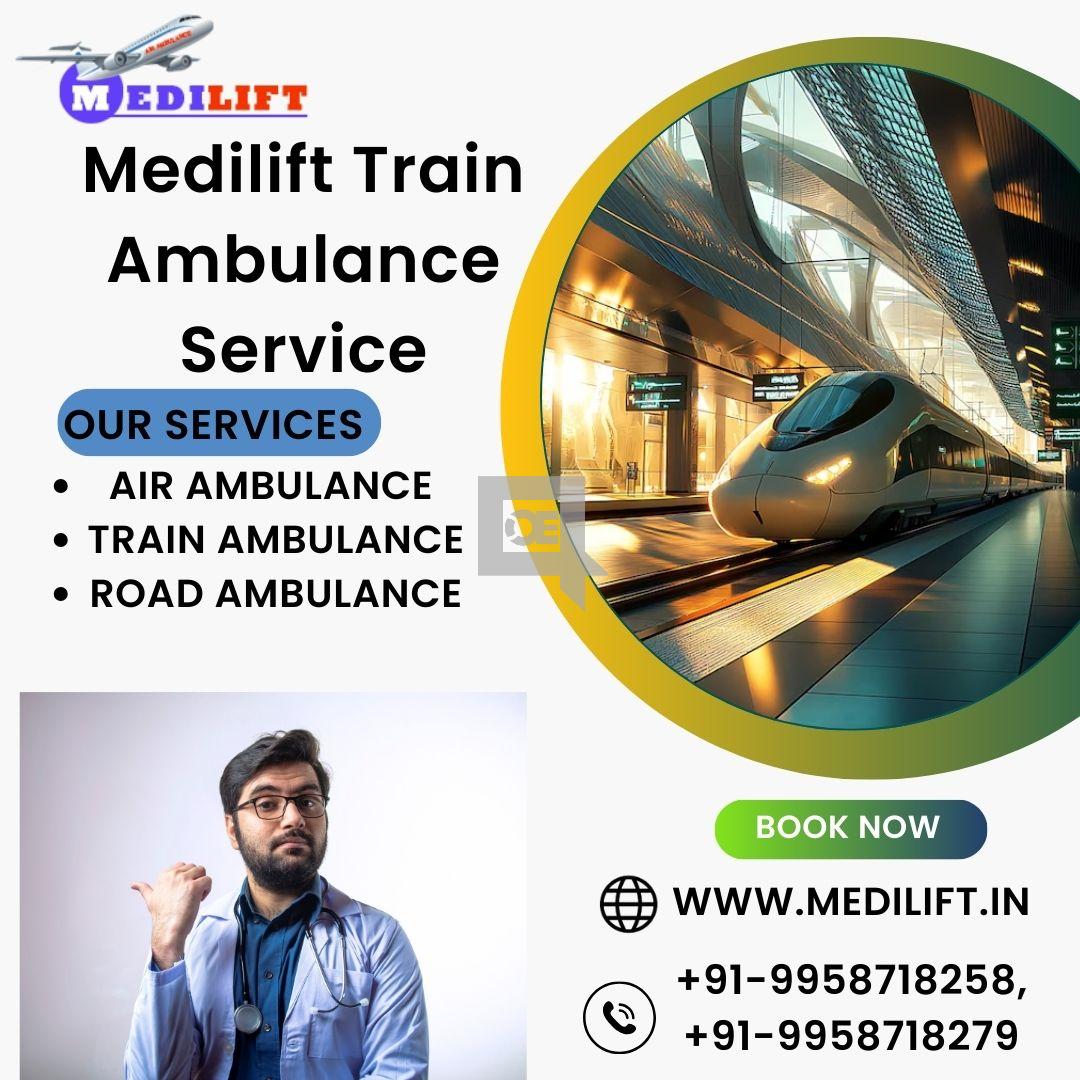 Choose Medilift Train Ambulance for the Safest Medical in Guwahati