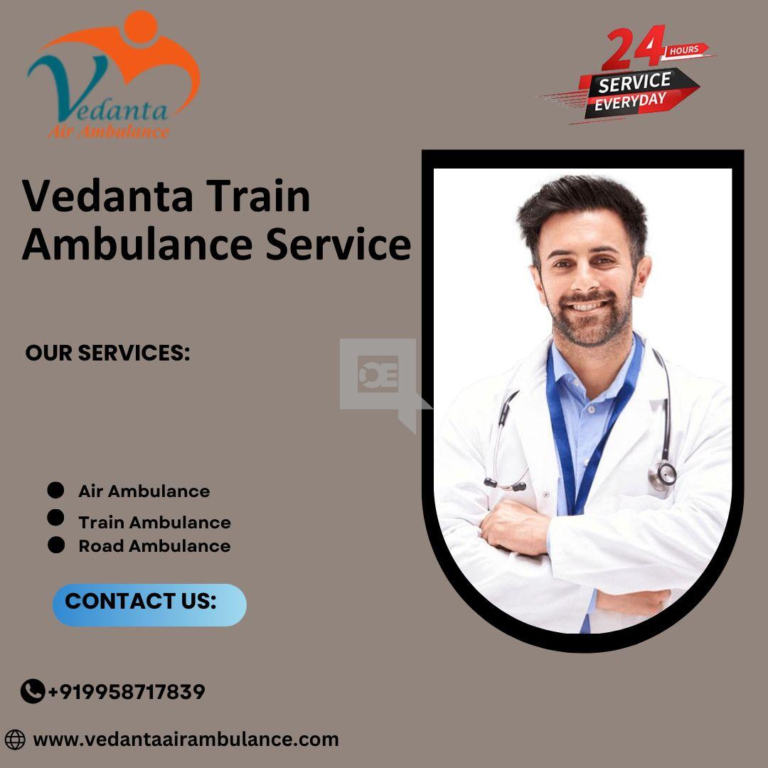 Vedanta Train Ambulance Service in Patna Medical Services Provides