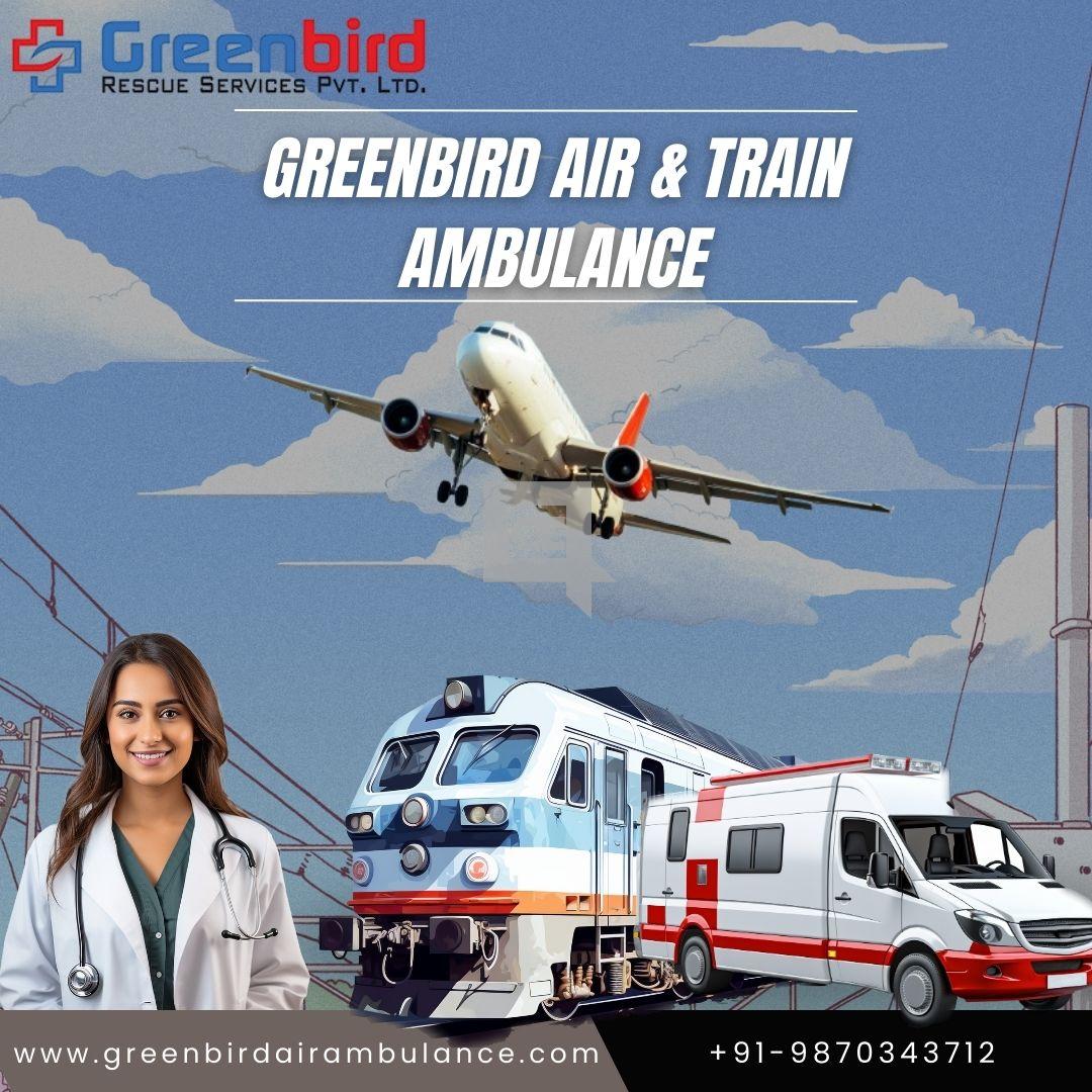 Greenbird Air and Train Ambulance Service in Bhopal