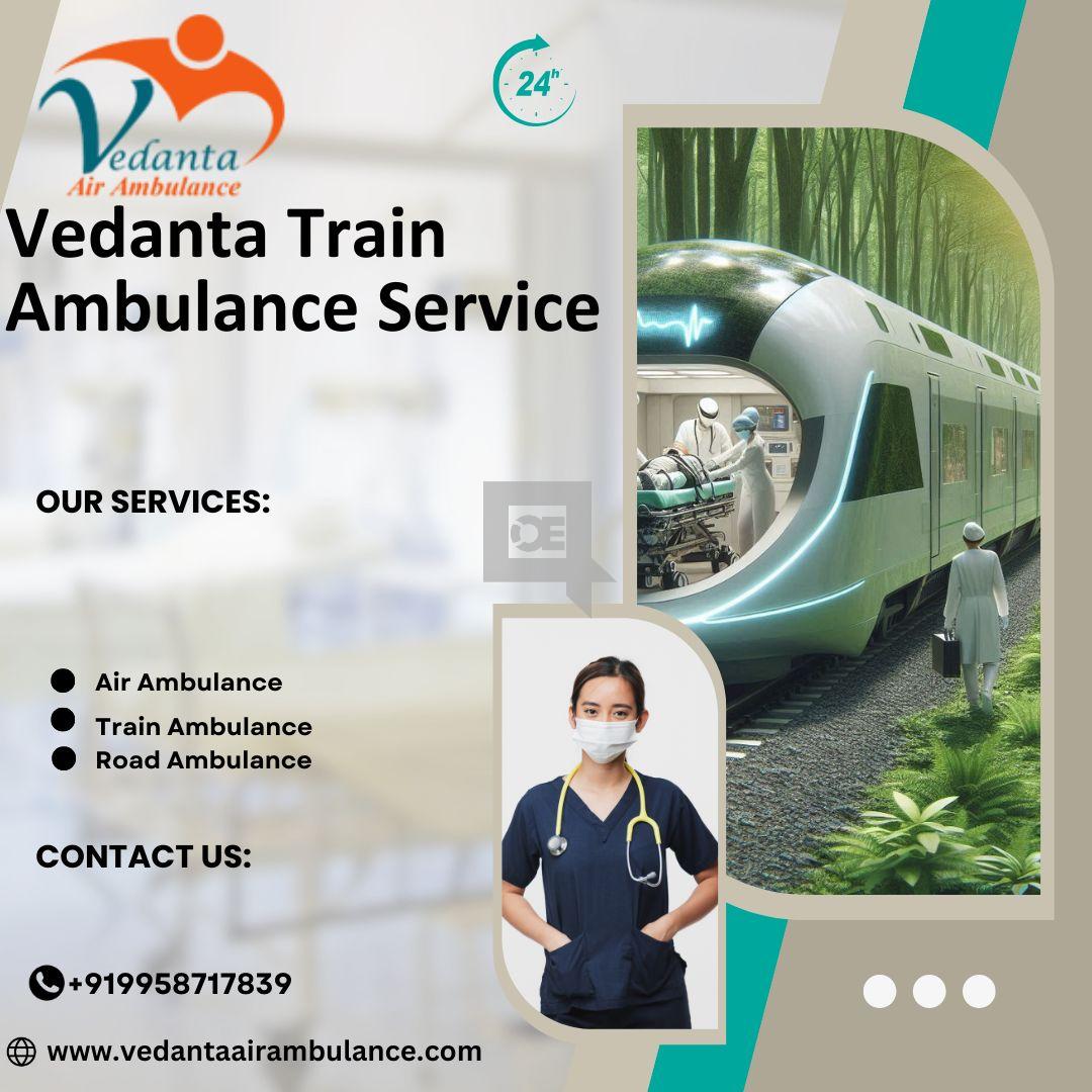 Vedanta Train Ambulance is the Best Option for Patients in Guwahati
