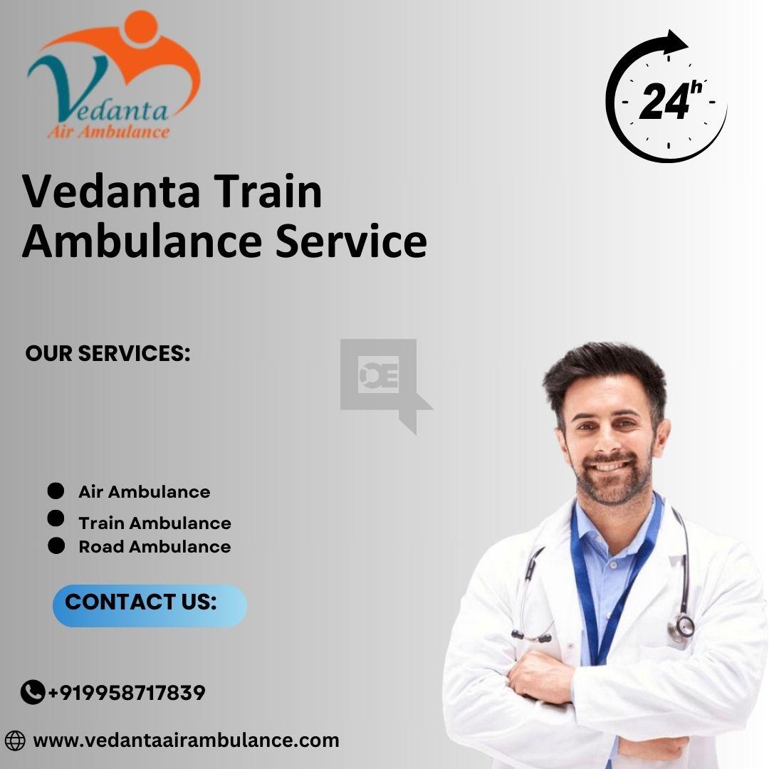 Vedanta Train Ambulance Service in Ranchi is a Reliable Medical