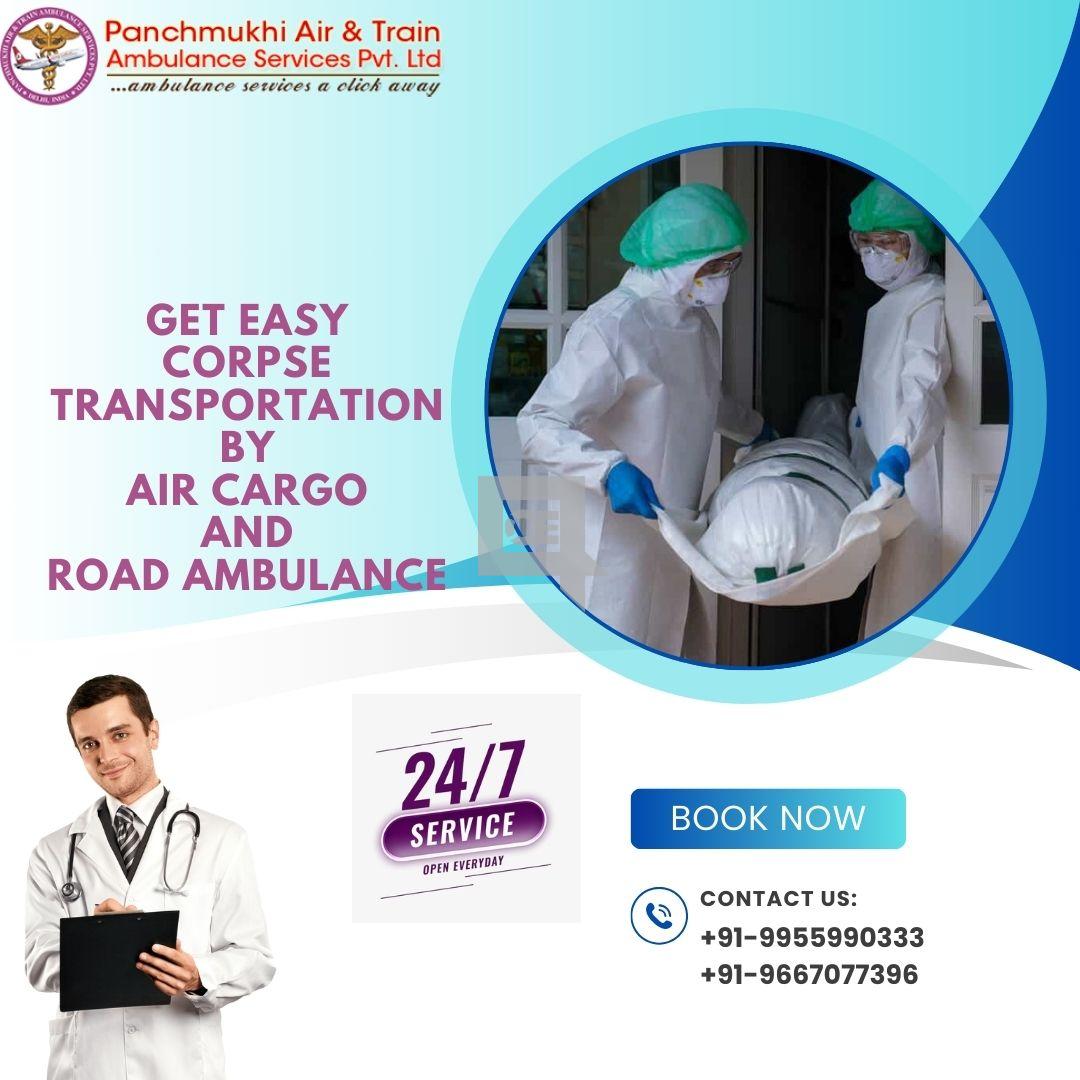 Book Panchmukhi Dead Body Ambulance Service in Hyderabad