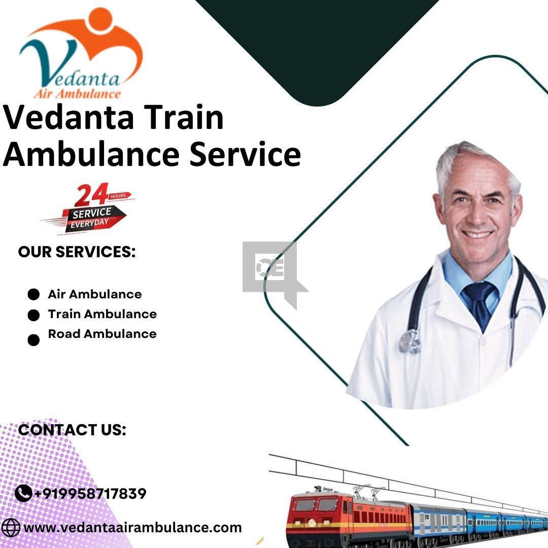 Vedanta Train Ambulance in Guwahati has a hospital-like Intensive Care