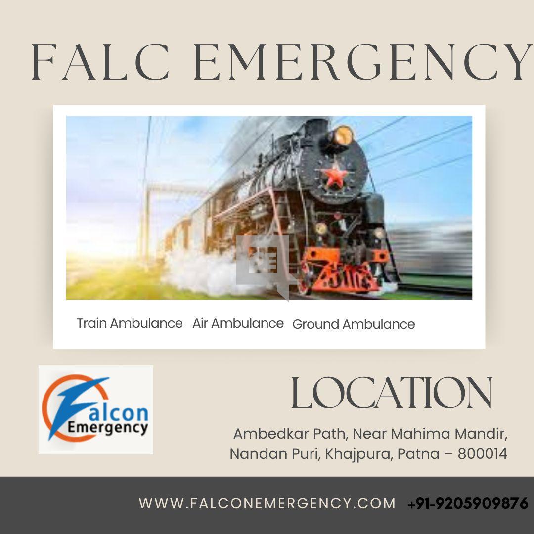 Falc Train Ambulance in Ranchi helps you Save Time during shifting