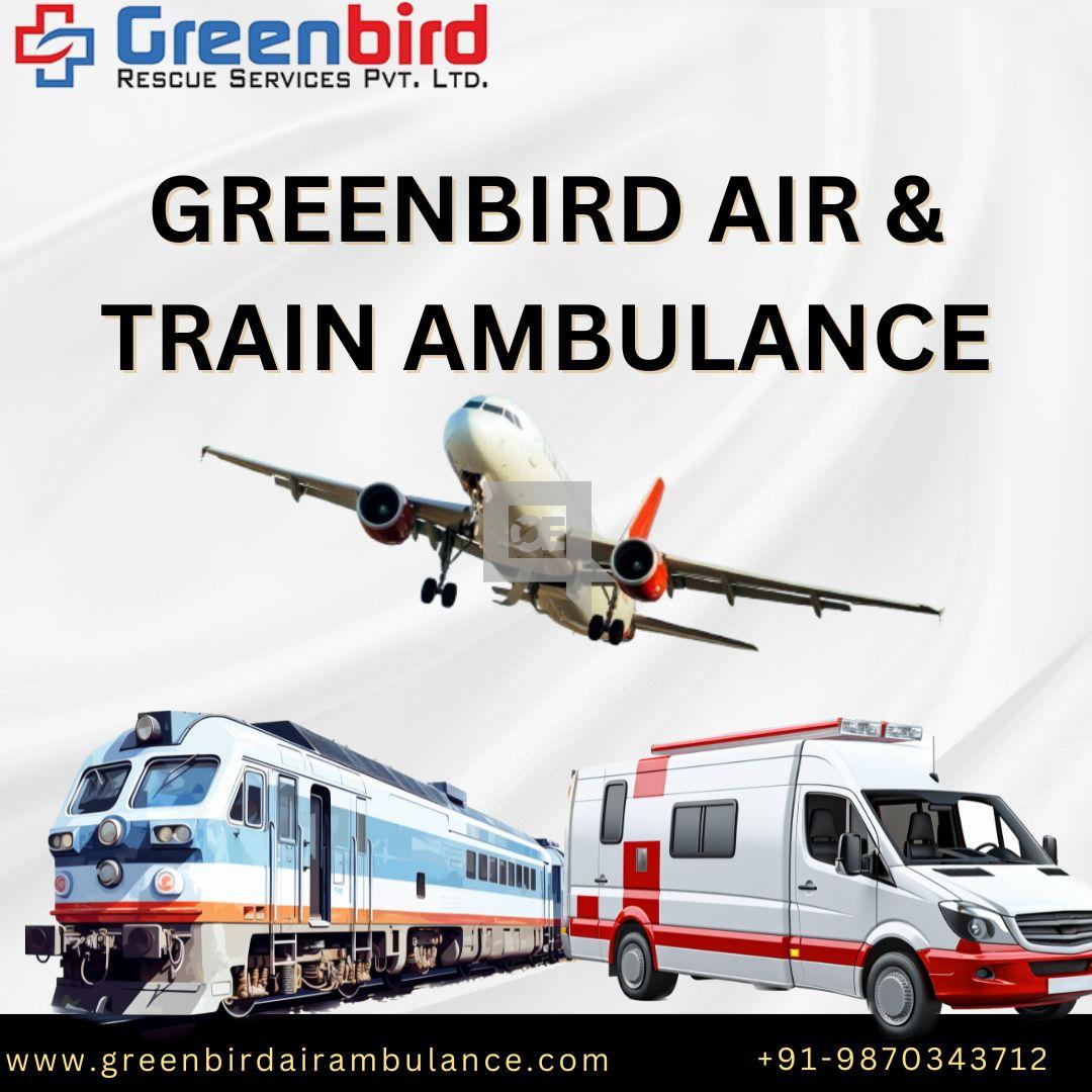 Greenbird Air and Train Ambulance Services in Guwahati
