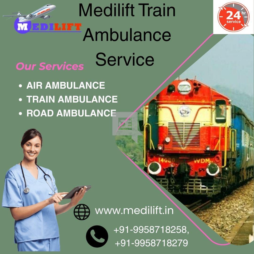 Medilift Train Ambulance in Ranchi never fails to provide High-Qualit
