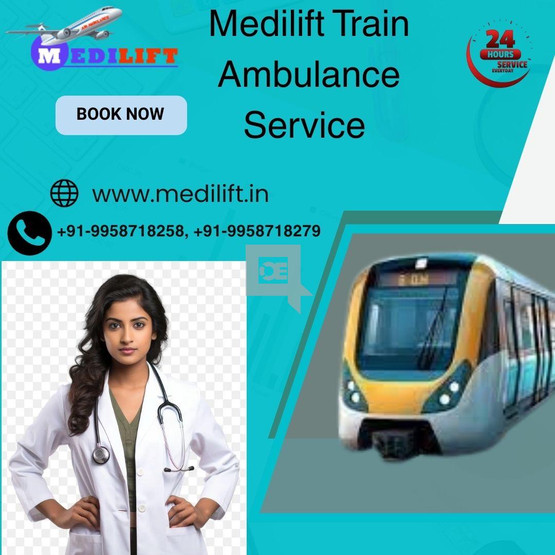 Medilift Train Ambulance in Ranchi Responds to Requests with High Int