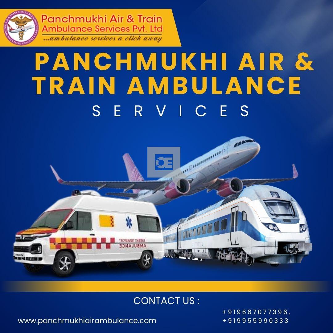 Single-Out Panchmukhi Train Ambulance Services in Hyderabad