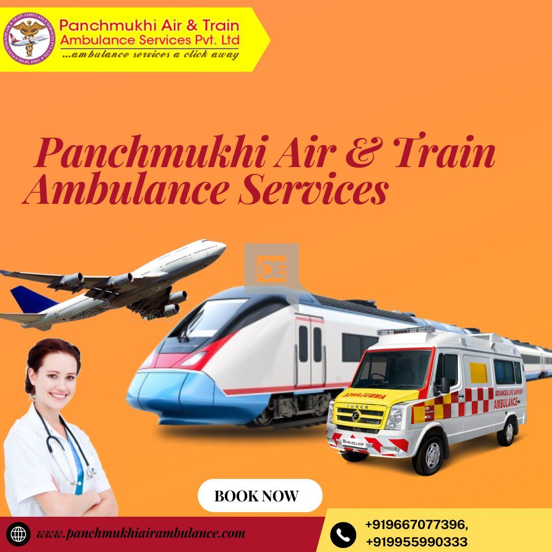 Panchmukhi Train Ambulance Service in Patna Provides the Best Medical