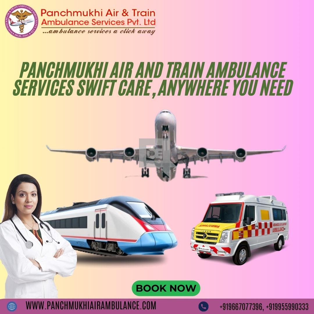 Panchmukhi Train Ambulance services in Kolkata for Quick and Transfer