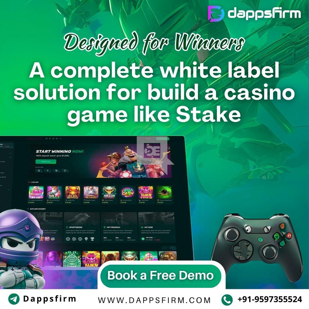 fast-growing crypto casino market with our efficient Stake clone
