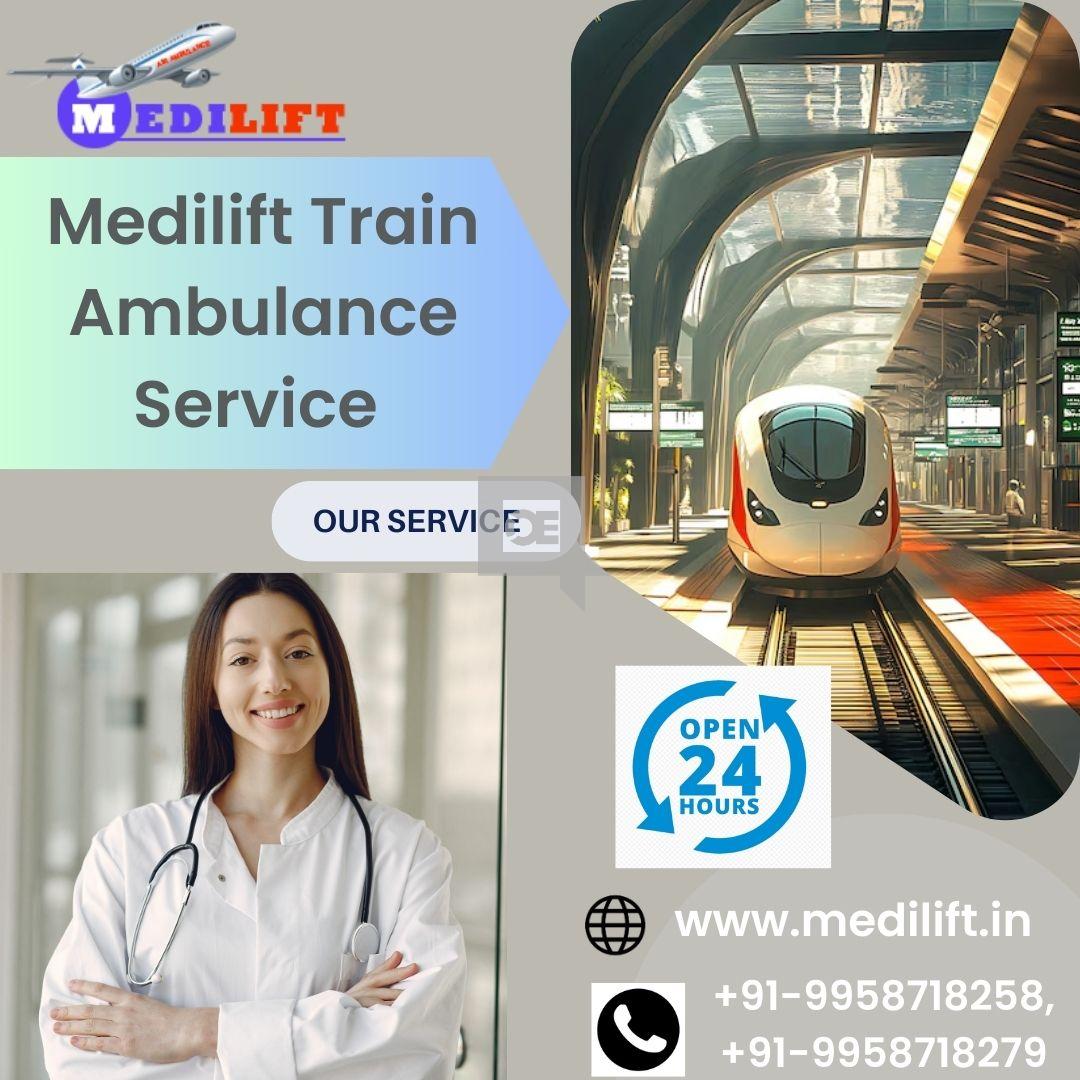 There is no risk if you are Transported by Medilift Train Ambulance S