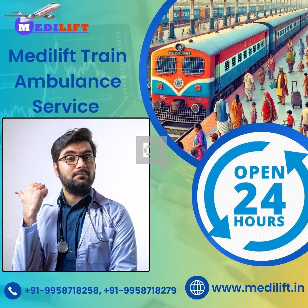 Choose Medilift Train Ambulance in Patna for Affordable Medical Transf