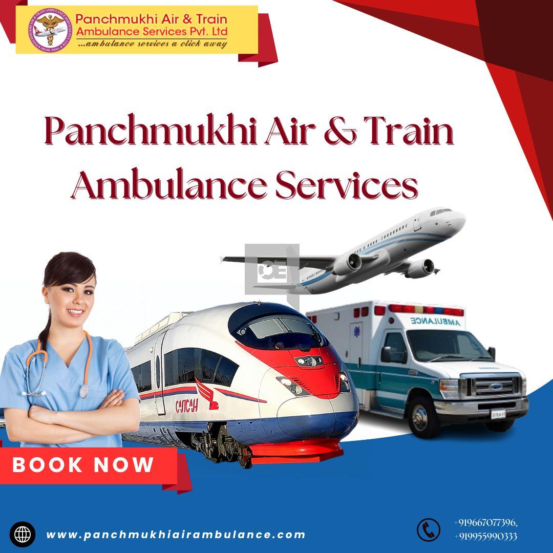 Panchmukhi Train Ambulance Services in Ranchi Guarantees Safe