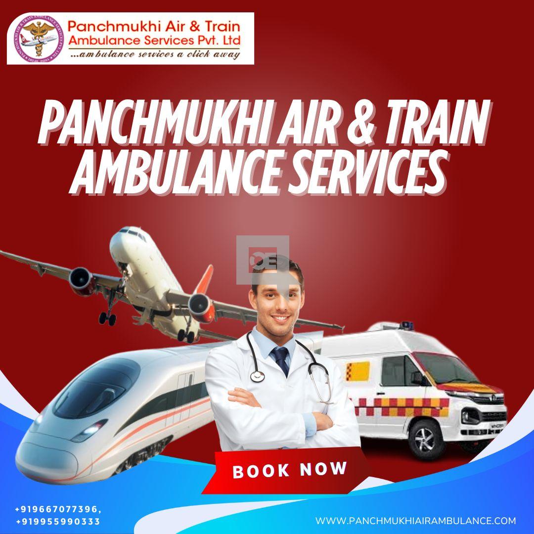 Shift safely with Panchmukhi Train Ambulance Services in Patna