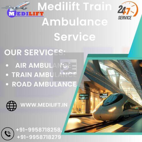 Choose Medilift Train Ambulance in Dibrugarh for Quick patient Transfe