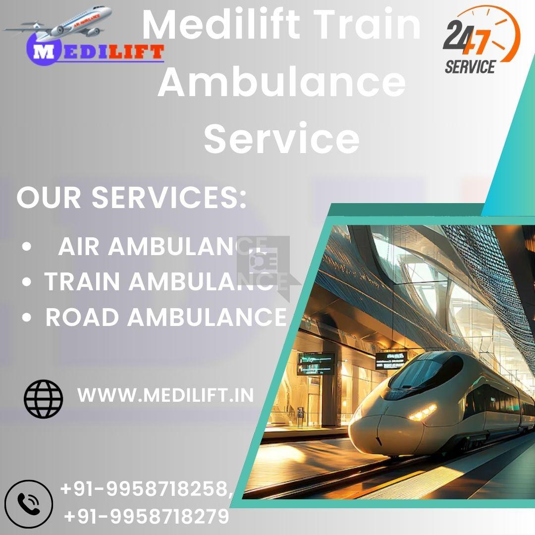 Choose Medilift Train Ambulance in Dibrugarh for Quick patient Transfe