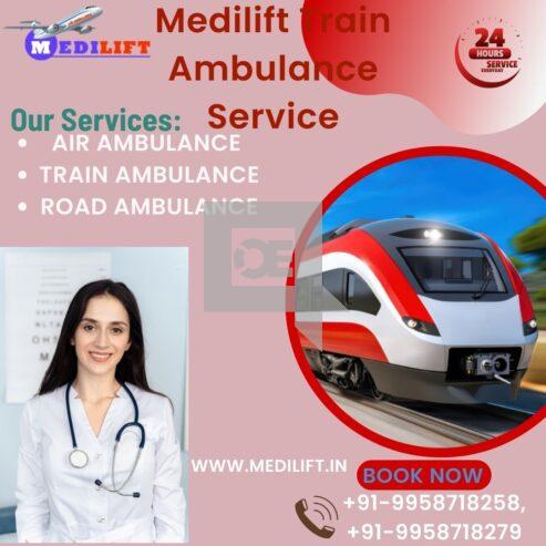 Medilift Train Ambulance in is the Trusted Transfer Option in Kolkata