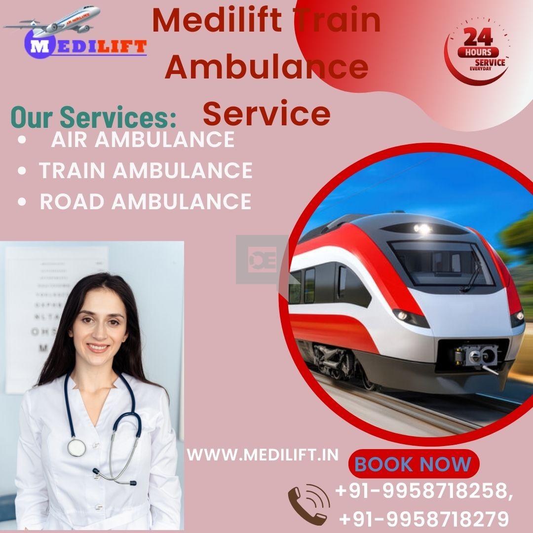 Medilift Train Ambulance in is the Trusted Transfer Option in Kolkata