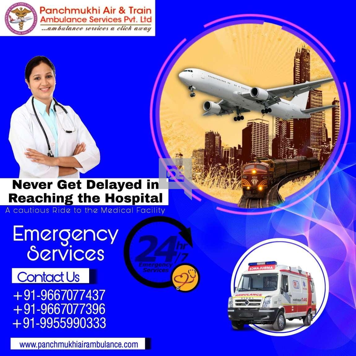 Panchmukhi provides Air and Train Ambulance in Visakhapatnam