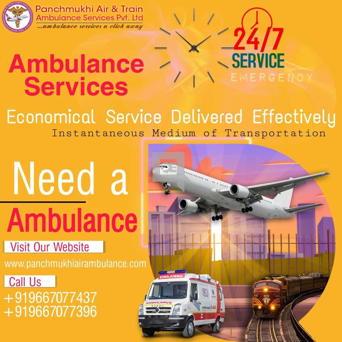Panchmukhi Air and Train Ambulance Services in Udaipur