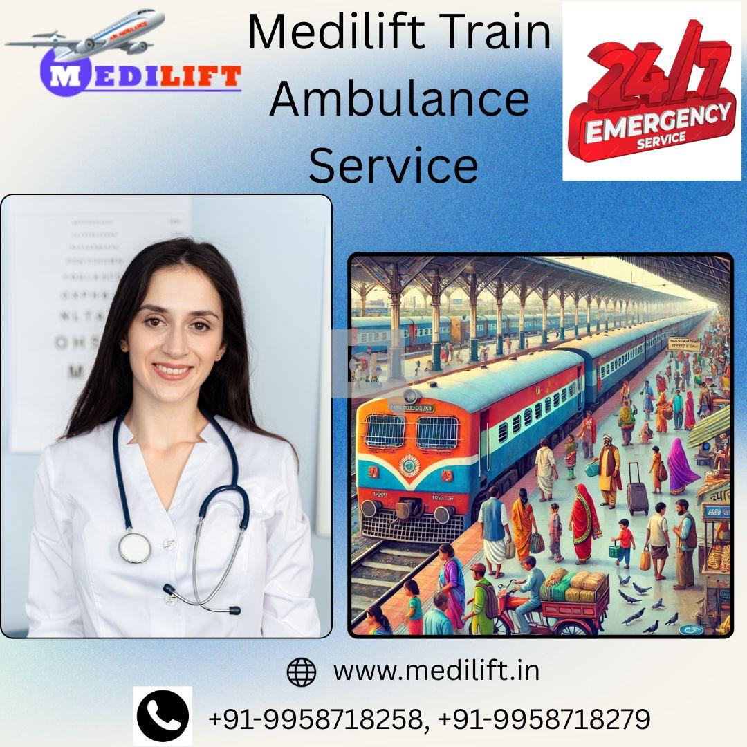 Medilift Train Ambulance in Ranchi Provides the Correct Medical Care