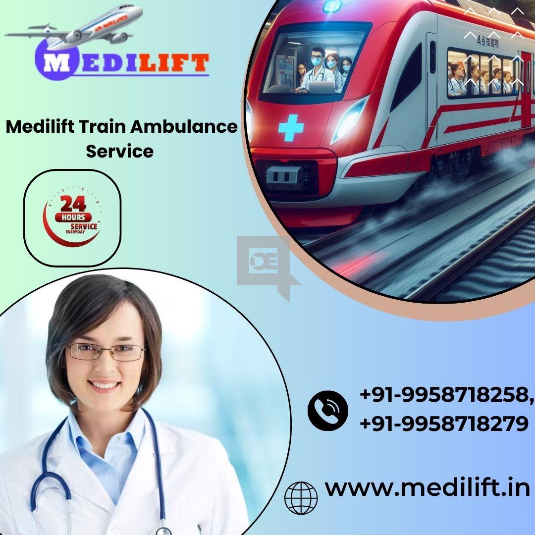 For Efficient and Transfer Use Medilift Train Ambulance in Dibrugarh