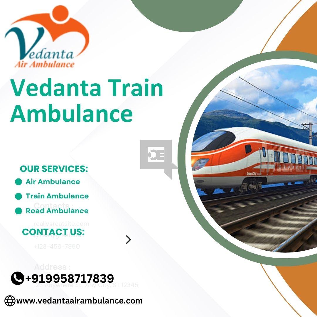 Vedanta Train Ambulance Service in Guwahati makes long-distance Travel