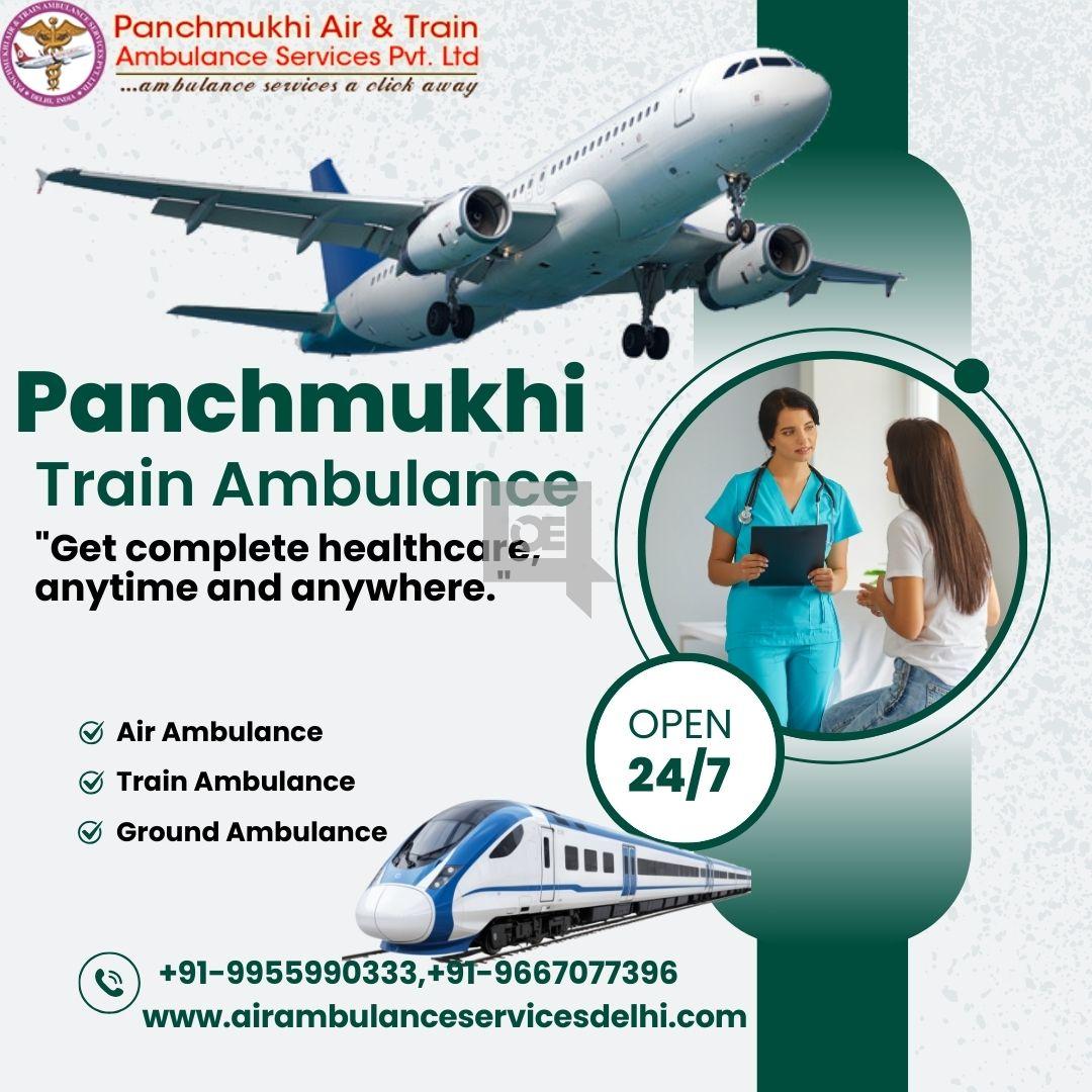 Select Panchmukhi Train Ambulance Services in Guwahati