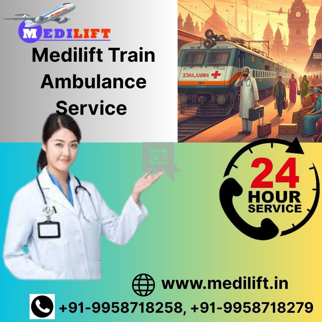Medilift Train Ambulance in Kolkata provides Fast and Safe Relocation