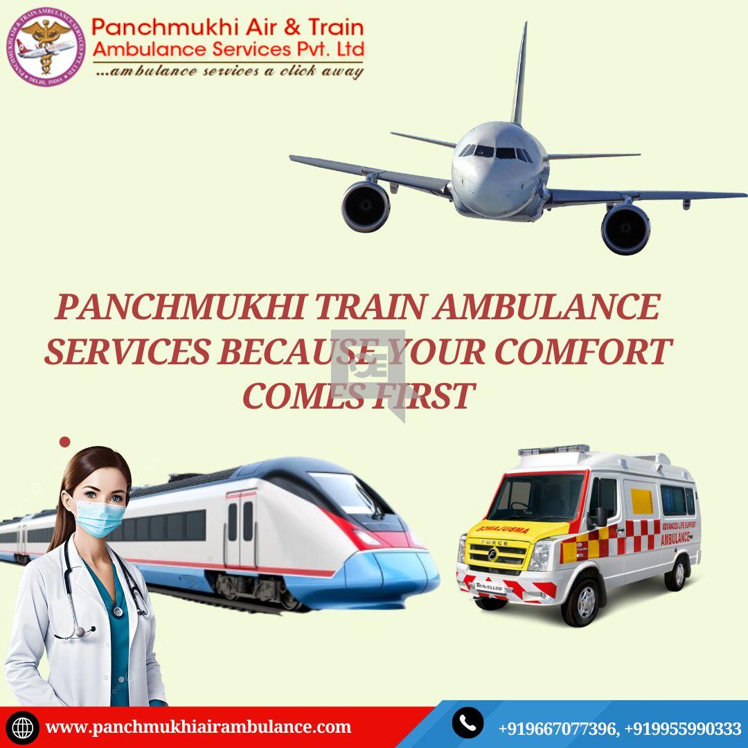 Reserve the Panchmukhi Train Ambulance Service in Patna to receive pr