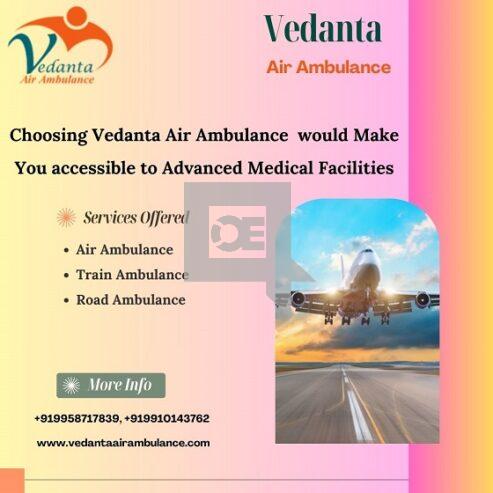 Superb and Affordable Price Vedanta Air Ambulance Service in Varanasi
