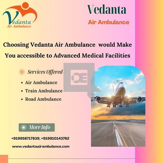 Superb and Affordable Price Vedanta Air Ambulance Service in Varanasi