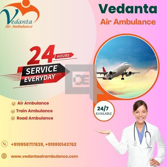 Fantastic Vedanta Air Ambulance Service in Allahabad at Minimum Price