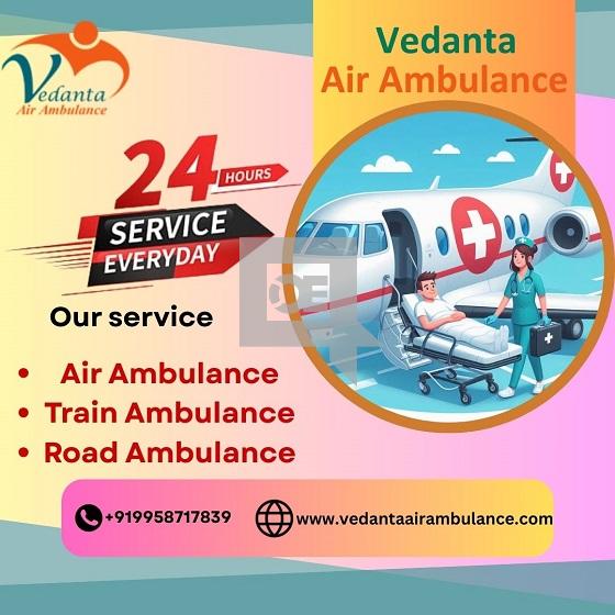 Take Hassle-free Vedanta Air Ambulance Service in Ranchi